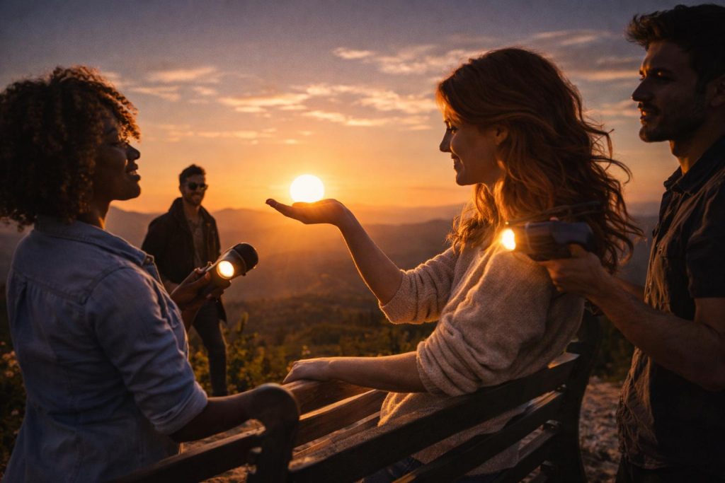 Cradling the sun at sunset (Copy)