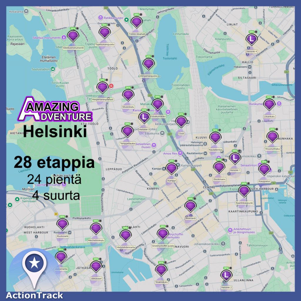 Helsinki Amazing Adventure etapit 2026 S
